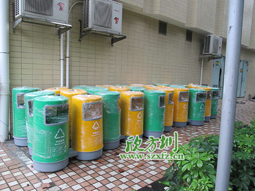 珠海小區玻璃鋼垃圾桶，有保障的玻璃鋼分類垃圾桶